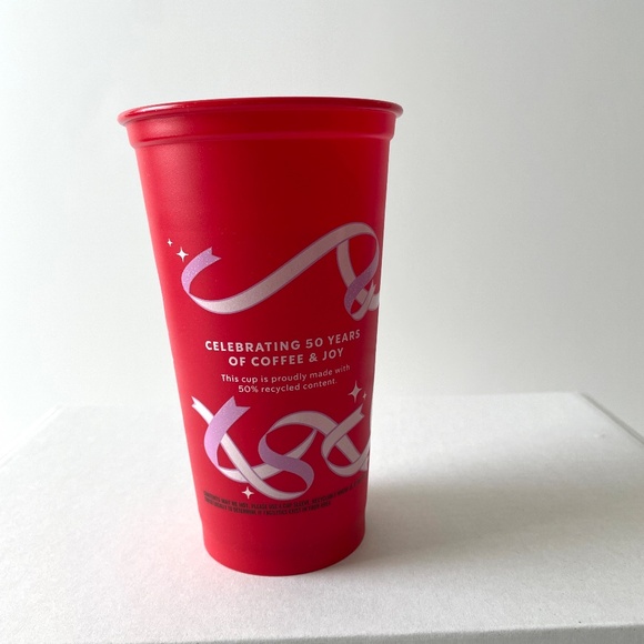 STARBUCKS 2021 Celebrating 50 Years Reusable Cup Grande 16 oz - Picture 4 of 9
